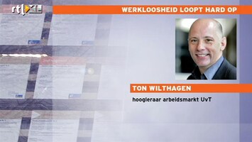 RTL Z Nieuws Werkloosheid reageert sneller dan in verleden'