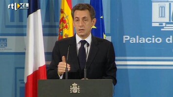 RTL Z Nieuws Sarkozy: afwaardering Frankrijk maakt niets uit