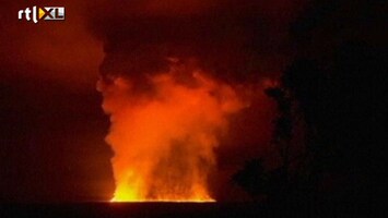 RTL Nieuws Vulkaan bedreigt natuurgebied