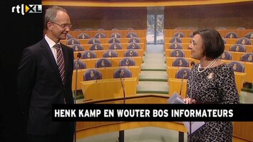 RTL Z Nieuws Bos en Kamp formateurs kabinet, Frits doet verslag