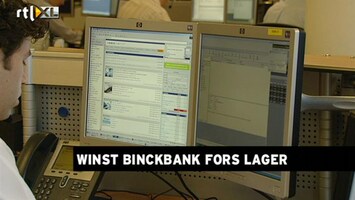RTL Z Nieuws BinckBank ziet winst fors zakken