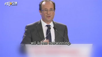 RTL Z Nieuws Socialist Hollande gaat voor overwinning in Frankrijk
