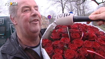 RTL Nieuws Taart en bloemen voor jarige koningin