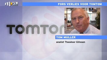 RTL Z Nieuws Tom Muller: Toepassing TomTom totaal anders: lager winstniveau in komende jaren