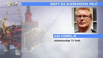 RTL Z Nieuws Aanspreken olievoorraden heeft geen zin, oorzaak hogere prijs is structureel