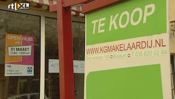 RTL Z Nieuws Veel meer mensen verkopen hun huis met een restschuld