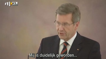 RTL Z Nieuws Duitse president Christian Wulff treedt af