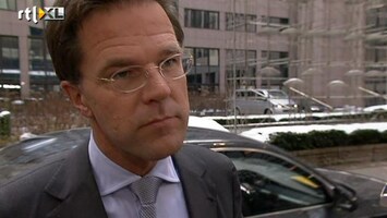 RTL Z Nieuws Rutte blij met bijval Knot: bezuinigen in 2014