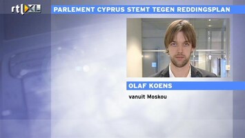RTL Z Nieuws Persconferentie over Cyprus afgelast