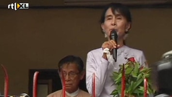 RTL Nieuws Debuut Suu Kyi in parlement Myanmar