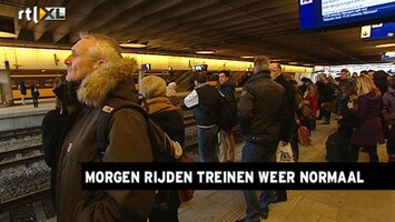 RTL Z Nieuws woensdag rijden de trienen weer volgens schema