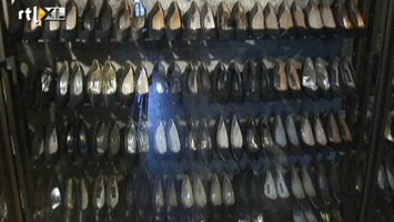 RTL Z Nieuws De schoenen van Imelda Marcos zijn onder water gelopen