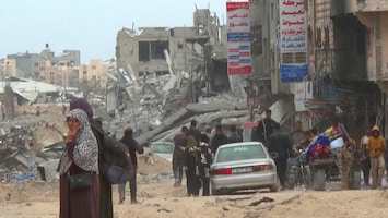 Terug in verwoeste stad Gaza: 'Tenten beter dan onze oude huizen'