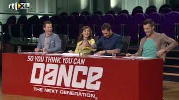 So You Think You Can Dance - The Next Generation De jury krijgt wat lekkers van Valentina