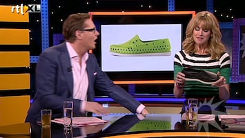 RTL Boulevard Native shoes aan de voeten van dochter Obama