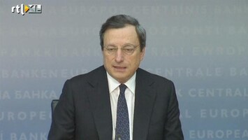 RTL Z Nieuws Draghi ziet risico's voor eurozone toenemen