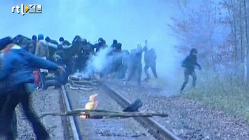 RTL Nieuws Rellen bij Duitse spoorlijn