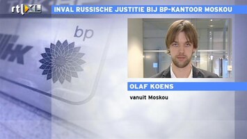 RTL Z Nieuws Inval bij BP-kantoor in Moskou: Rusland correspondent Olaf Koens