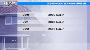 RTL Z Nieuws Aantal gedwongen veilingen van huizen gedaald