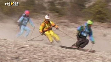 RTL Nieuws Skiën in sneeuwloze Alpen