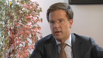 RTL Nieuws Rutte: 'Minder koopkracht maar optimistisch'