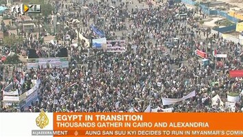 RTL Z Nieuws Grote demonstratie op Tahrirplein Cairo