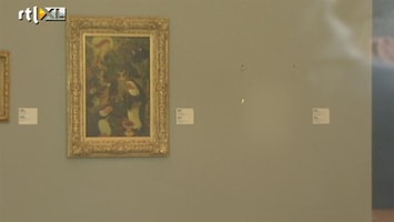 RTL Nieuws Drie gestolen schilderijen Kunsthal verbrand