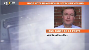 RTL Z Nieuws VEH: notaris brengt soms te veel geld in rekening bij executieveiling