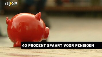 RTL Z Nieuws 40% Nederlanders legt extra geld opzij voor de oude dag