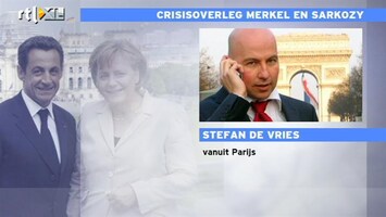 RTL Z Nieuws Frankrijk correspondent De Vries blikt vooruit op meeting Merkel-Sarkozy