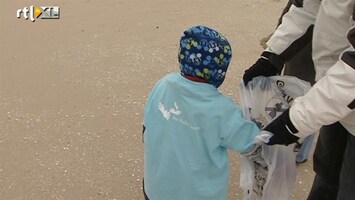 RTL Nieuws Het begin is er: een strand zonder rommel