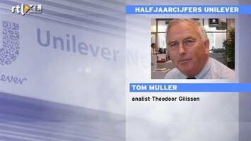 RTL Z Nieuws Stabilisatie groeimarkten punt van zorg voor Unilever