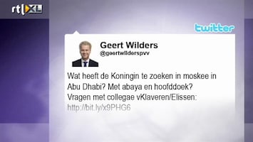 RTL Nieuws 'Wilders geeft fout over Beatrix toe'