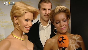 RTL Boulevard Sylvie van der Vaart onthult wassenbeelden in Madame Tussauds