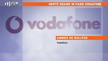 RTL Z Nieuws Storing bij Vodafone door brand in pand Rotterdam