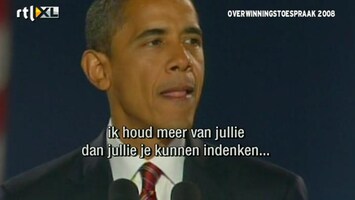 RTL Z Nieuws Lieve woorden van Obama voor z'n dochters