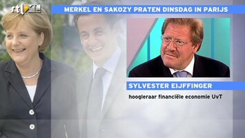 RTL Z Nieuws Komende dinsdag crisisvergadering Merkel en Sarkozy