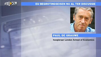 RTL Z Nieuws De Grauwe: De Jager moet erkennen dat hij zich heeft vergist