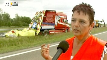 RTL Nieuws Heldin redt leven wegwerkers A32