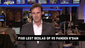 RTL Z Nieuws Fiod legt beslag op 95 panden in Rotterdam: fraude