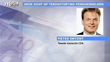 RTL Z Nieuws Omtzigt: meer onderzoek naar terugstorten geld door pensioenfondsen