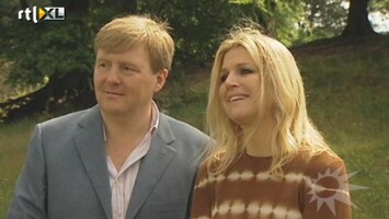 RTL Boulevard Maxima en Willem-Alexander bij persmoment