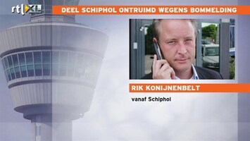 RTL Nieuws Man met bom op toilet Schiphol