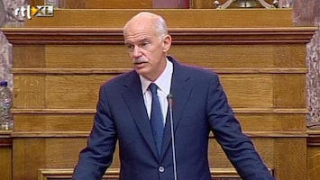 RTL Nieuws Erop of eronder voor Papandreou