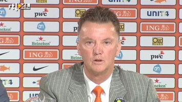 RTL Nieuws Van Gaal op persconferentie: Ik ga niet in het openbaar terugkijken