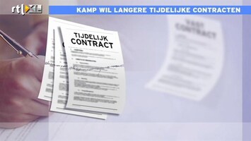 RTL Nieuws Kamp: langer werken met tijdelijk contract