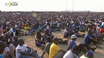 RTL Nieuws Mijnwerkers Z-Afrika vieren overwinning
