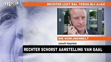 RTL Z Nieuws Rechter schorst benoeming Van Gaal en Sturkenboom bij Ajax