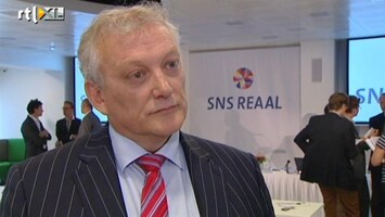 RTL Z Nieuws SNS-ceo: vastgoed molensteen, bank draait prima