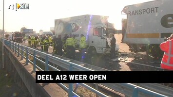 RTL Z Nieuws Zwaar ongeluk vrachtwagens A12